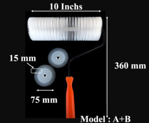 ลูกกลิ้งหนาม 10 นิ้ว Model A+B